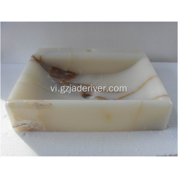 Polished Jade Stone Phòng tắm chìm Vanity Top